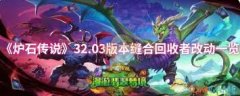 炉石传说3203版本缝合回收者改动了啥